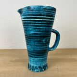 Accolay blue ceramic pitcher