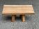 Meditation yoga stool in solid teak