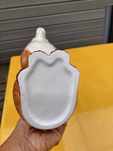 Ceramic jug in the shape of a fox.