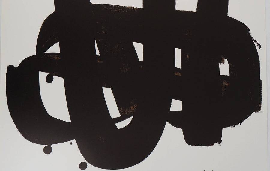 Art Poster Soulages Museum - "Painting" - Exhibition Quality - 40x60