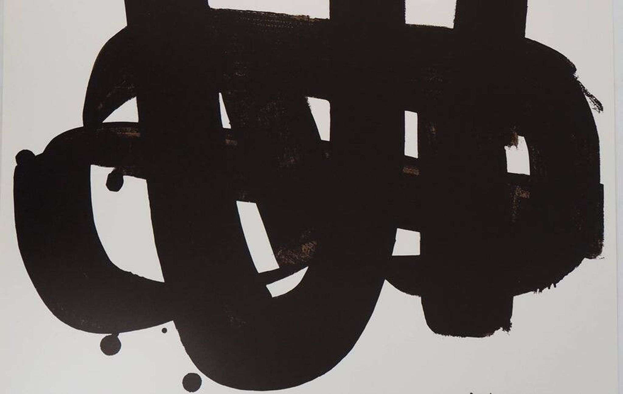Art Poster Soulages Museum - "Painting" - Exhibition Quality - 40x60