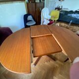 Scandinavian Baumann model table in solid walnut
