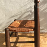 Wooden chair and straw 1950
