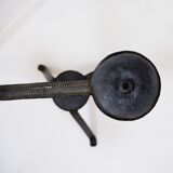 Wrought iron candle holder - France, 20th century