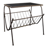 Brass magazine rack from the 1970s.