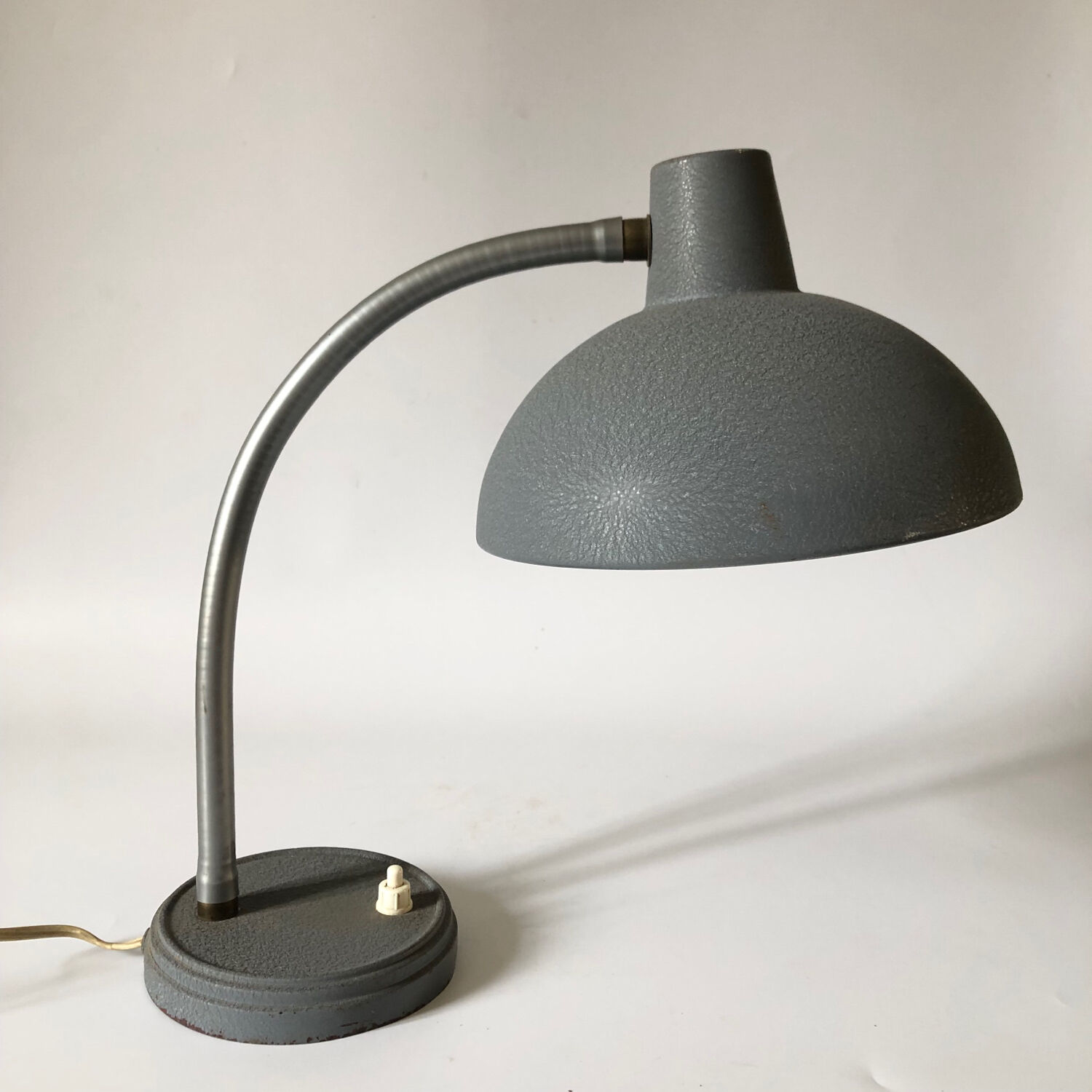 Lampe articulée vintage couleur bleu gris