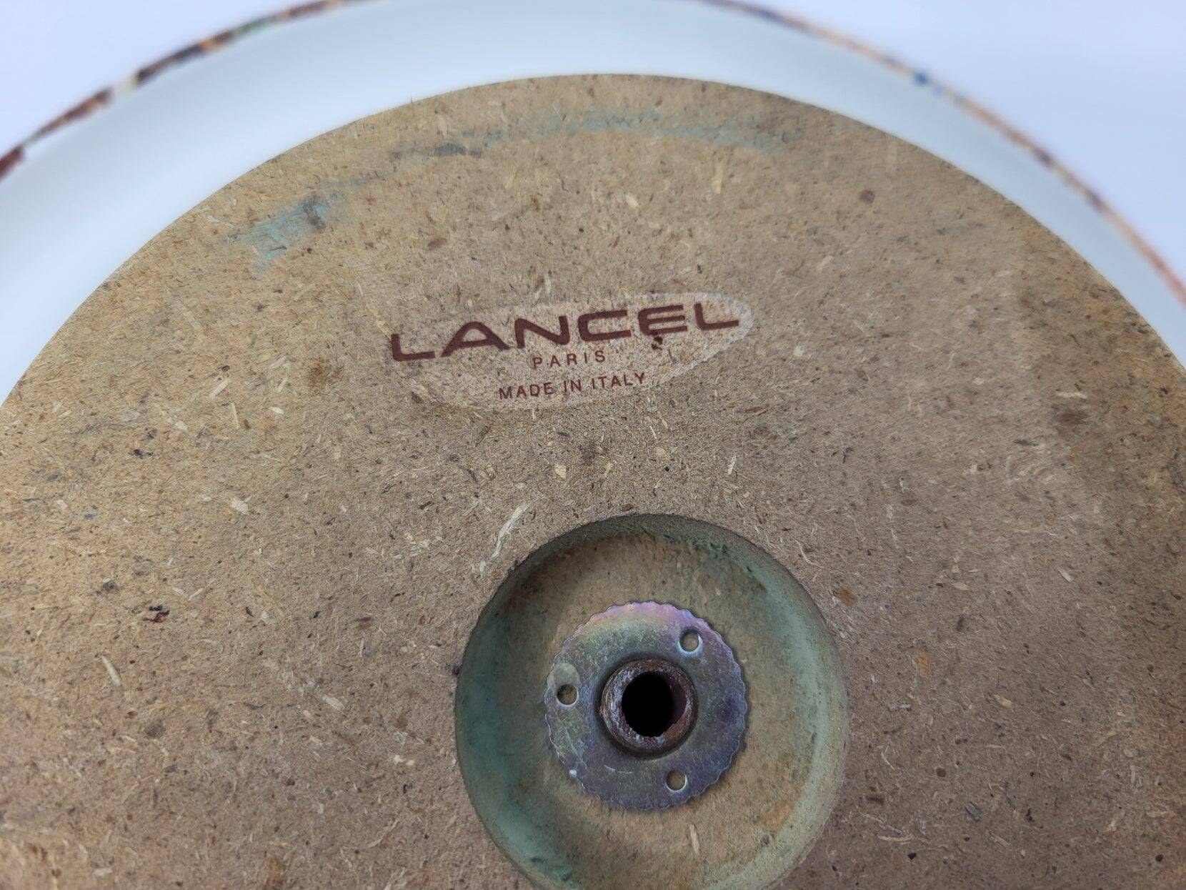 Large empty pocket bowl by Maison Lancel in Mid Century Modern ceramic.