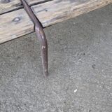 School bench with backrest