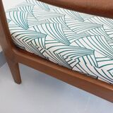 Pair of vintage Scandinavian Arne Wahl Iversen armchairs for Komfort teak