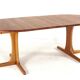 Round 2x Extendable Dining Table "Tjórn" - danish design in teak