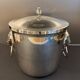 Silver metal ice bucket from the 60s/70s