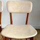 Pair of scandinavian chairs in skaï 50s