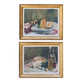 Nature morte à l’huile d’Alexandre Denonne