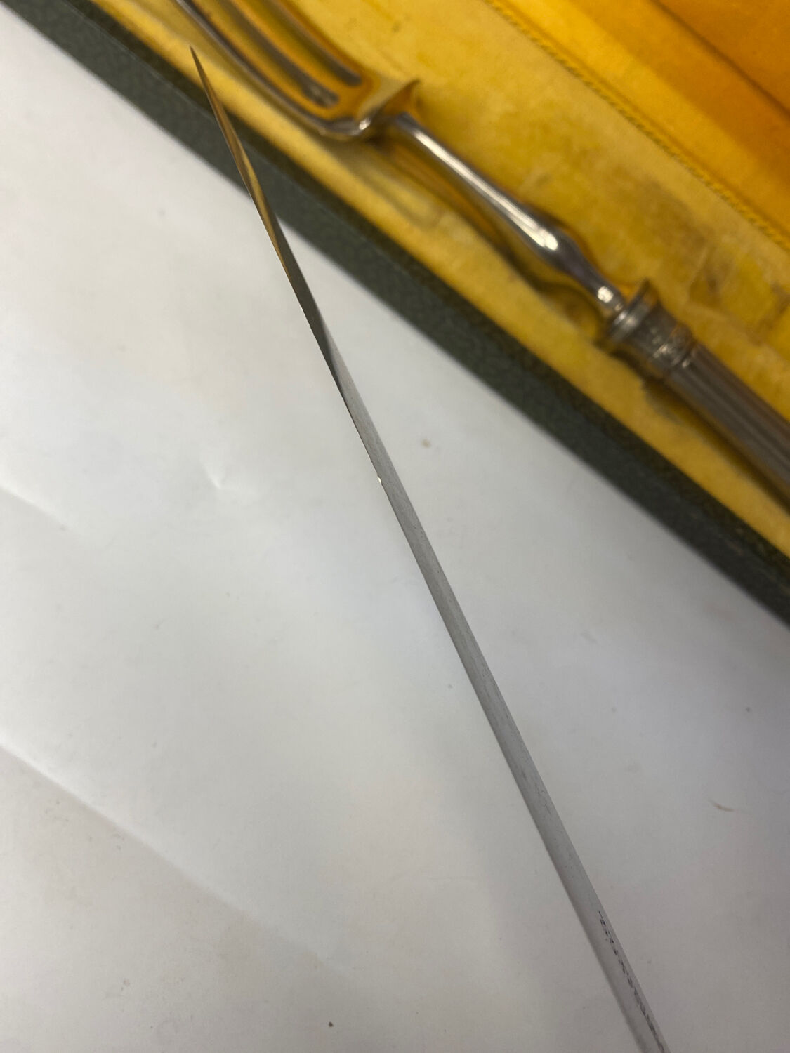 Paire de couvert argent fourré