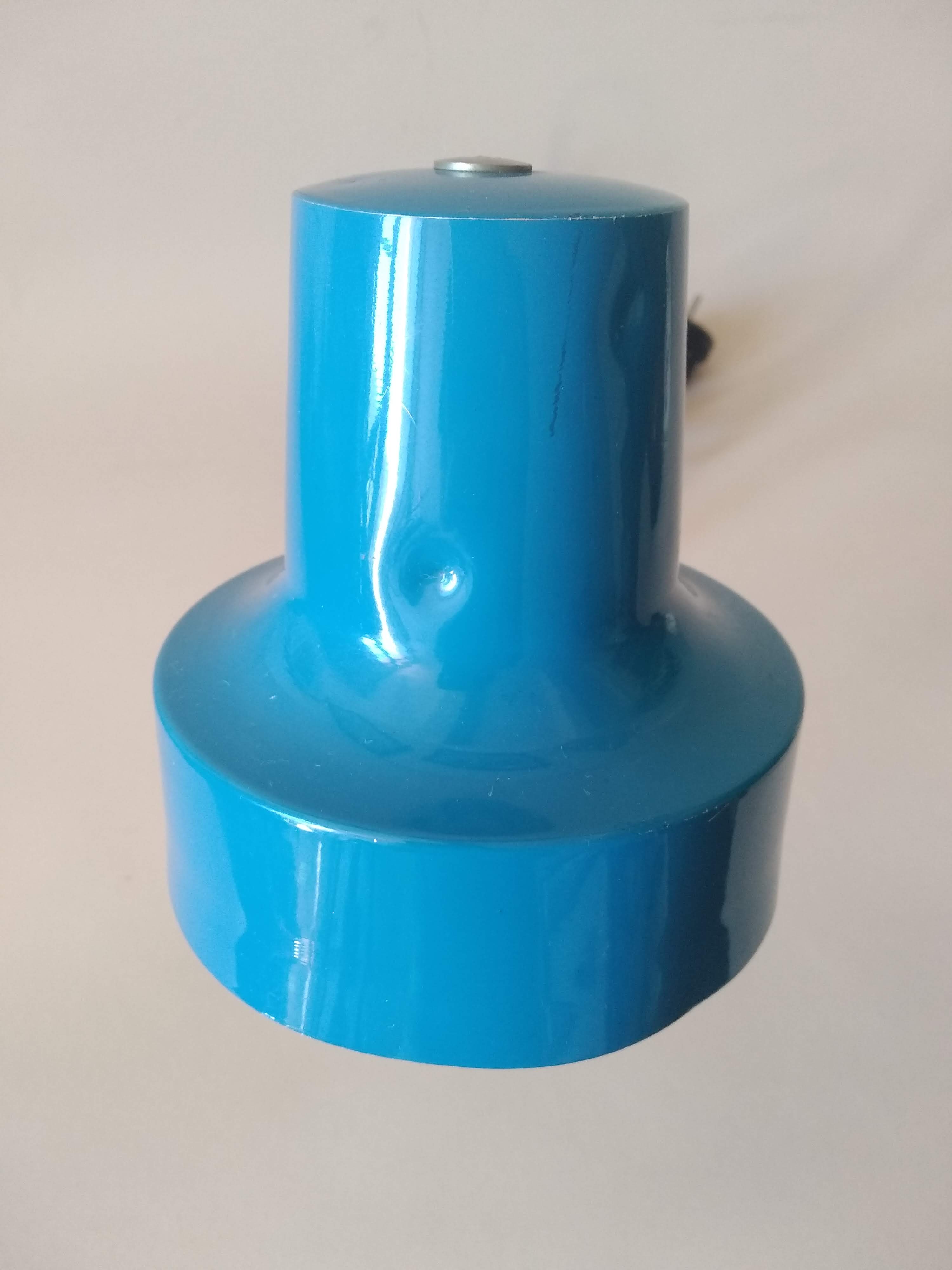 Vintage blue flexible desk lamp