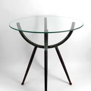 Patinated metal gueridon – Italy, 1960s