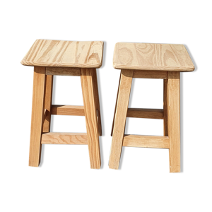 paire de tabourets en