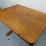 Small side table children's desk with flap