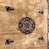 Tapis ancien point noué style chinois 204x310cm