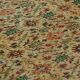 Vintage Turkish Oushak rug, floral beige and green, 263 x 158 cm.