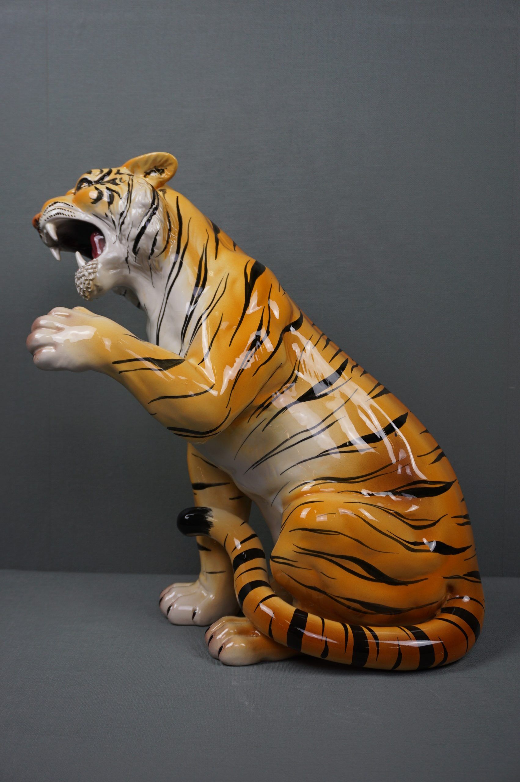 Vintage ceramic tiger