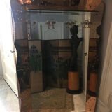 Mirror - venetian art-deco coat holder 126x193cm