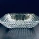 XL Mid-Century Czech Modern Crystal Art Glass Bowl, 1960s