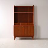 Mahogany bookcase with storage space