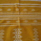 Yellow and white kilim rugs 100x140cm