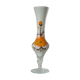 Soliflore en opaline blanche fleuri vintage