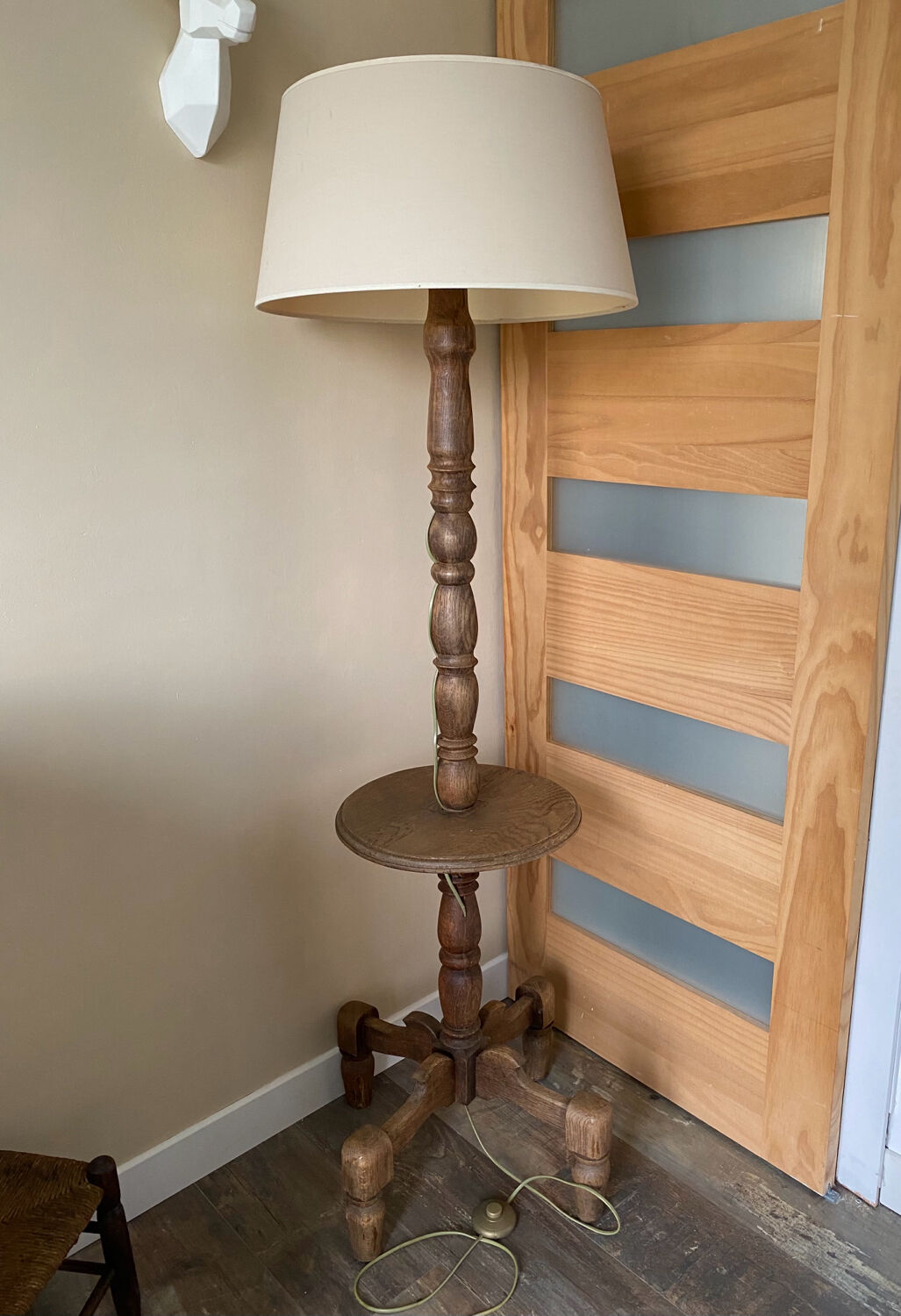 Vintage reading floor lamp