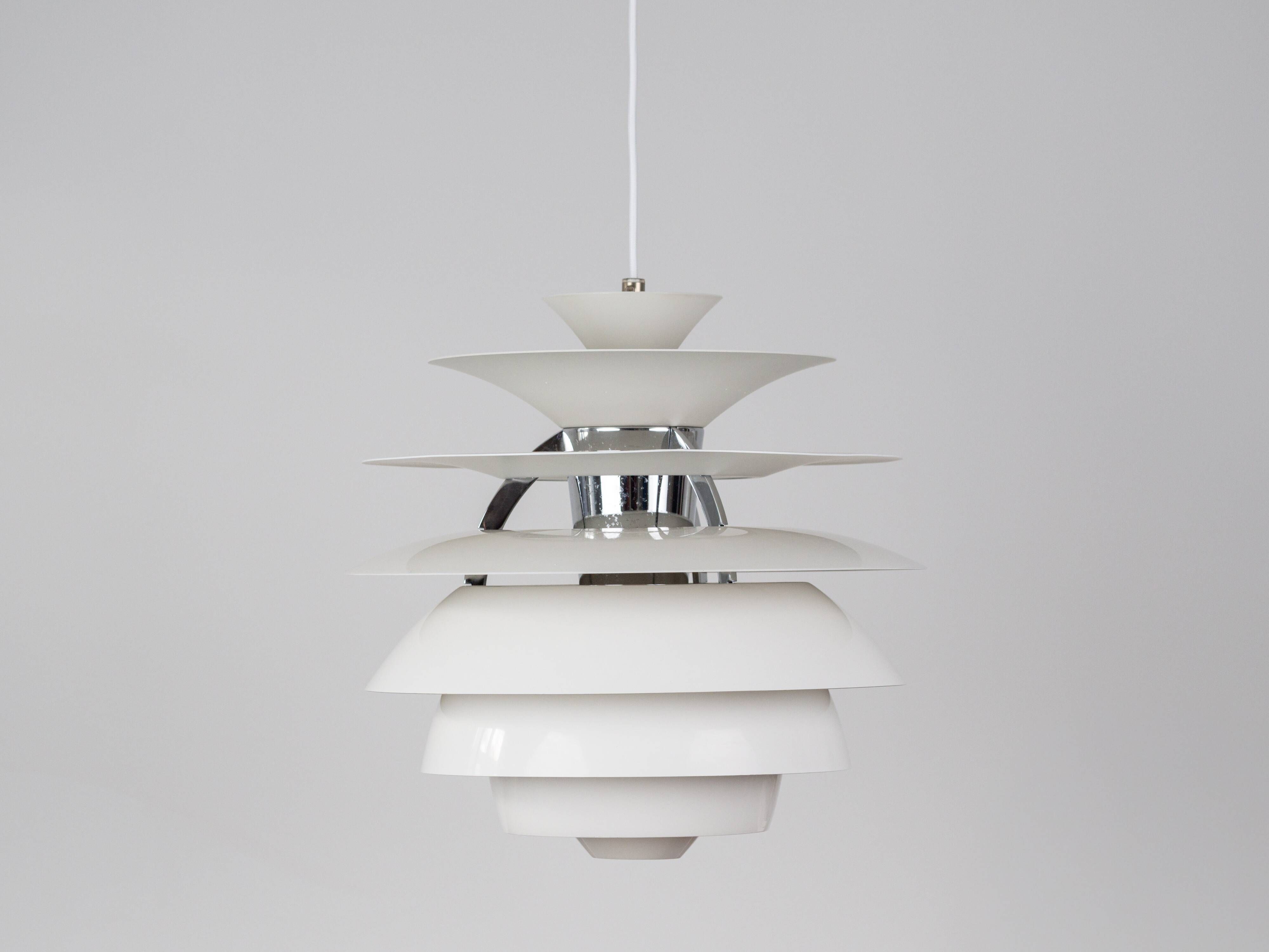 Danish vintage PH Snowball pendant lamp by Poul Henningsen, Louis Poulsen