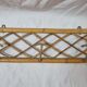 Wall rattan coat rack from 1960