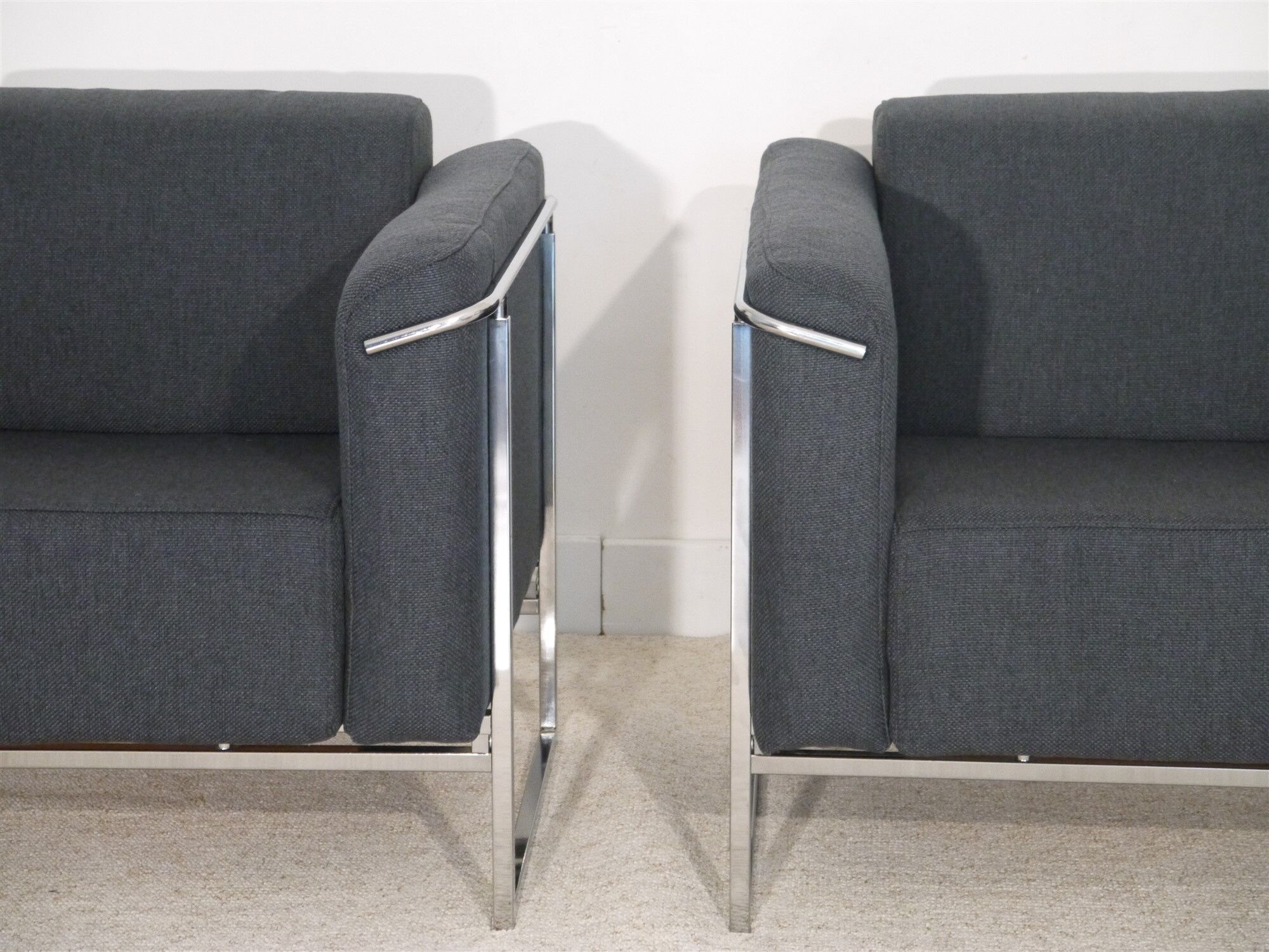 Pair of vintage Asko armchairs 1970