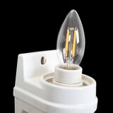 IFÖ / Sigvard Bernadotte “6060” wall lamp / Ceramic / Glass / Bathroom / Mid-century modern design / 1960s