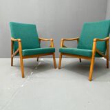 Paire de fauteuils vintage par Jiří Jiroutek pour Interiér Praha, 1960