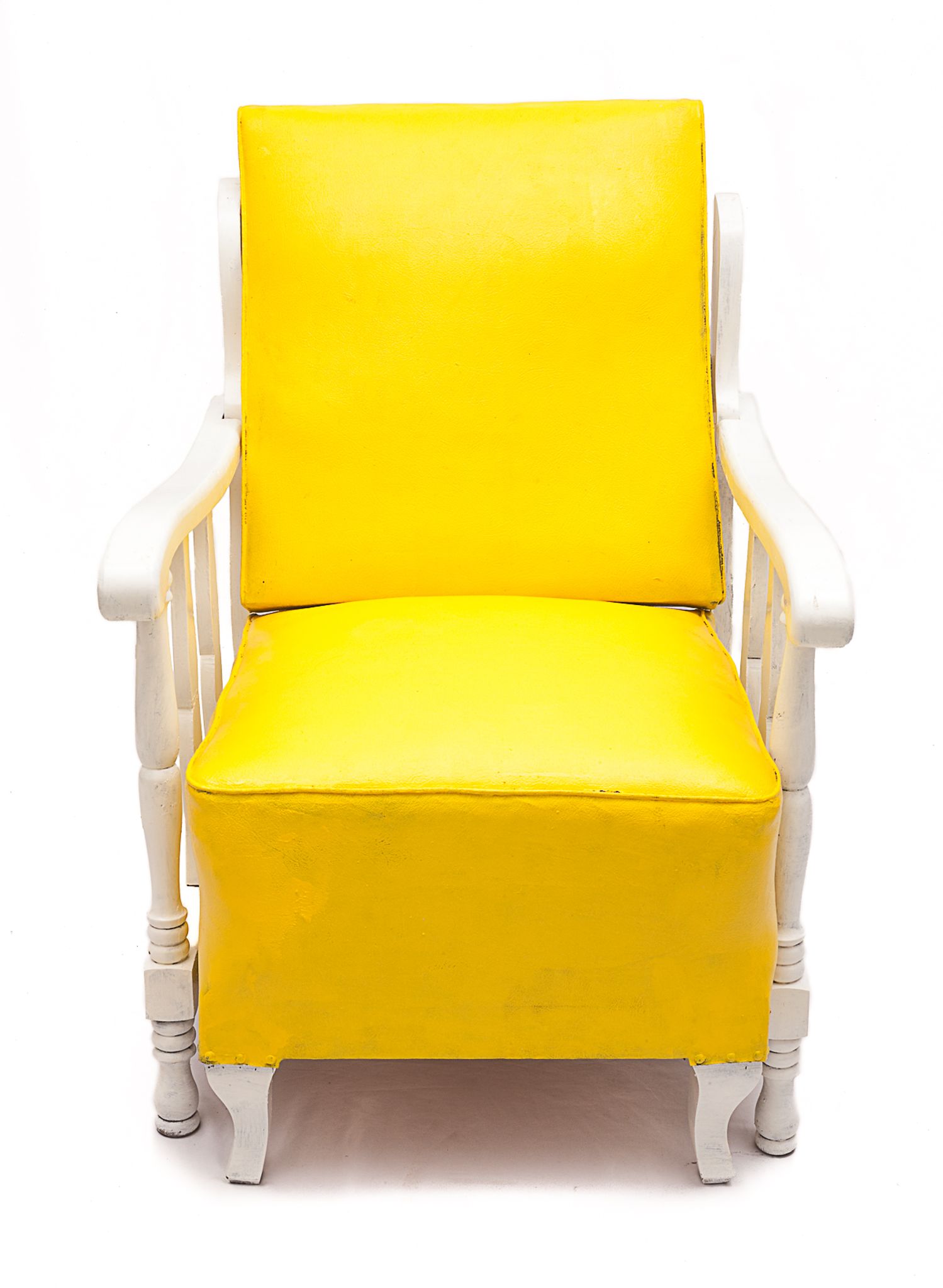 Fauteuil vintage en cuir, 1950