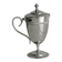 Small sugar bowl, metal stainless steel jam pot.
