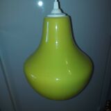 Vintage opaline pendant lamp