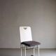 4 chaises en métal blanc par Yrjö Kukkapuro pour Avarte, Finlande, années 1980