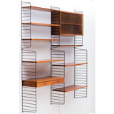 Piece wall unit by Nisse Strinning for String, Sweden 1950