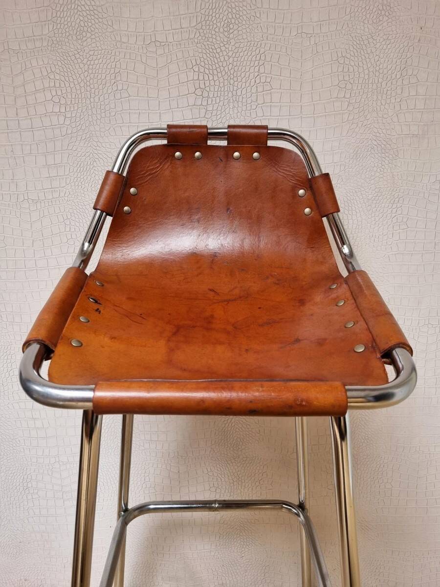 Charlotte Perriand "Les Arcs" bar stool, 1960s