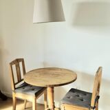 Antique oak tripod table