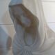 Bust of the Virgin in alabaster by Guglielmo Pugi.