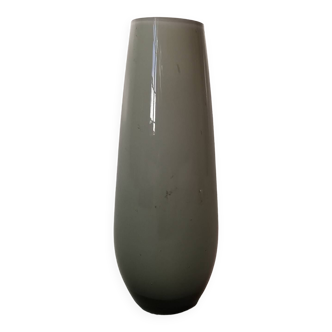 Joli Vase Soliflore en Verre couler Vert / Gris