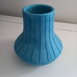 Vase bleu turquoise en terre cuite