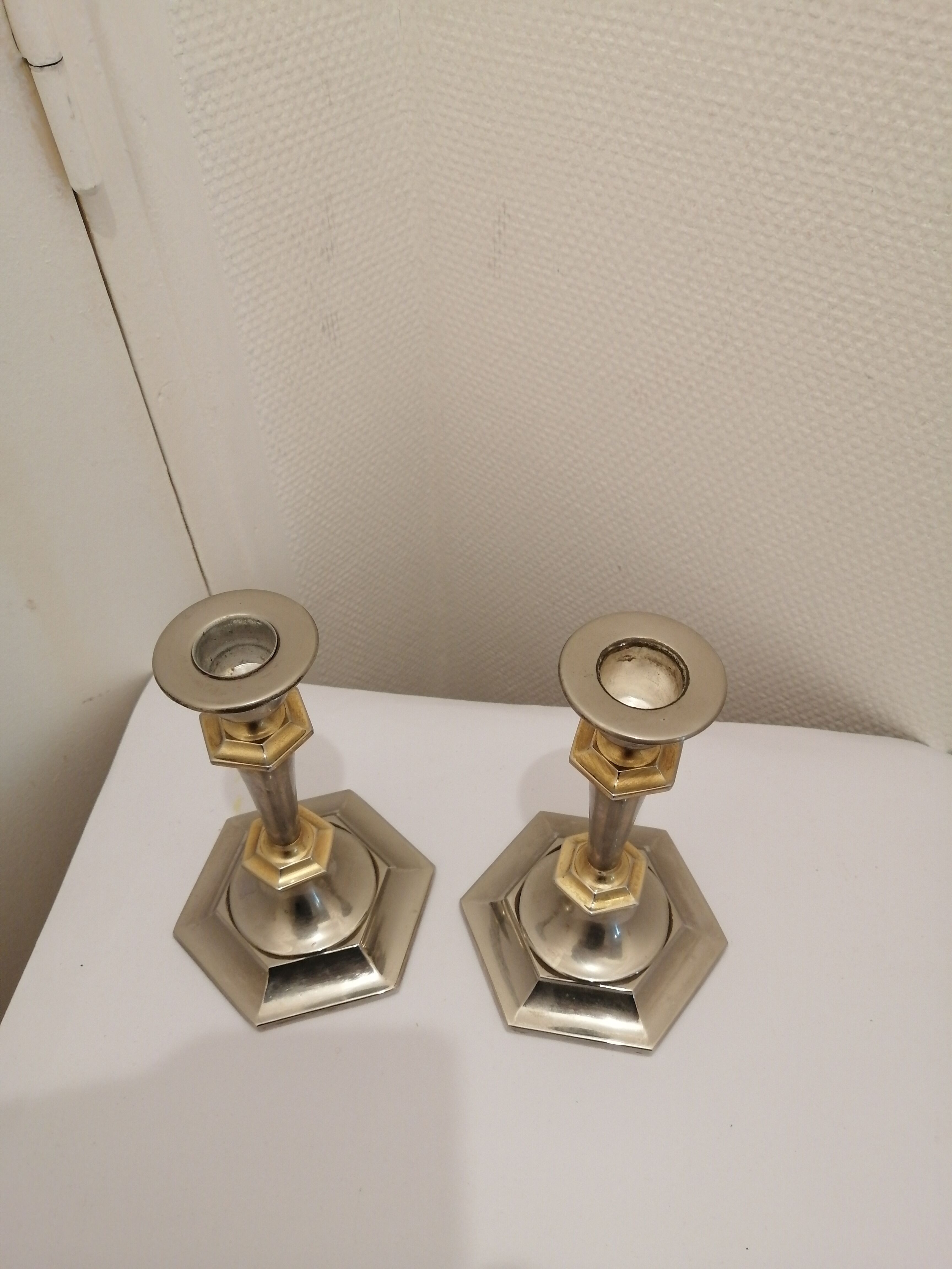 Bougeoirs art deco