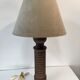 Vintage lamp feet in solid oak turned