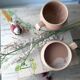 Lot 2 ovoid sandstone cups