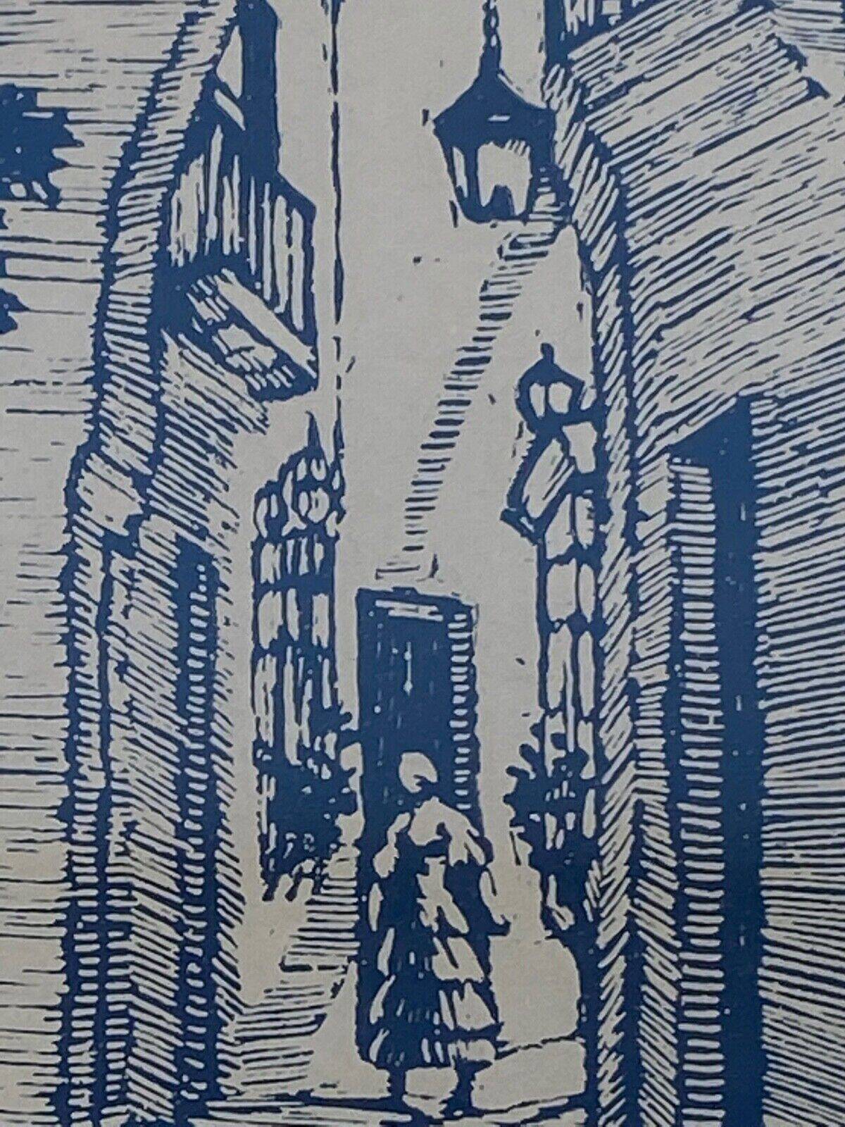 Lithographie Espagne Andalucia signature à identifier début XXe